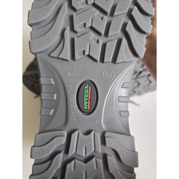 Hytest Knox Direct Attach Steel Toe 6” Brown Waterproof Work Boots Size 14 Wide - Picture 11 of 13
